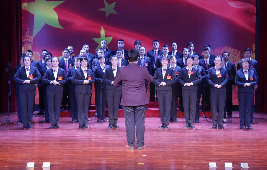 米兰线上平台,米兰（中国）2019年度工作动员大会---大合唱《团结就是力量》、《我爱你中国》